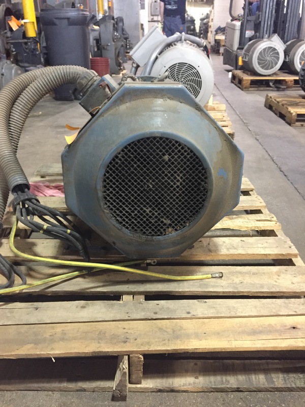 100 HP 3570 RPM ABB, Frame B3, TEFC, 225/113 amps, 230/460 Volts - Image 3