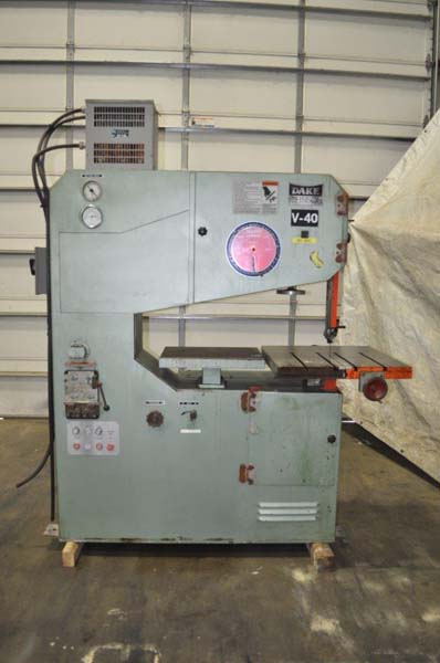 41" x 13" Dake Johnson #V-40, 26-3/8" x 26-3/8"T-Slotted work height, 2.2 HP,good, 1987 - Image 1
