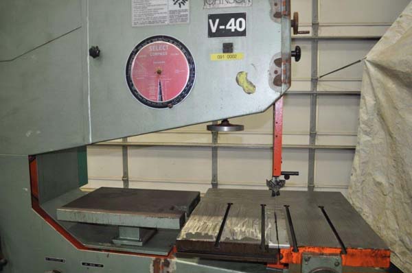 41" x 13" Dake Johnson #V-40, 26-3/8" x 26-3/8"T-Slotted work height, 2.2 HP,good, 1987 - Image 2