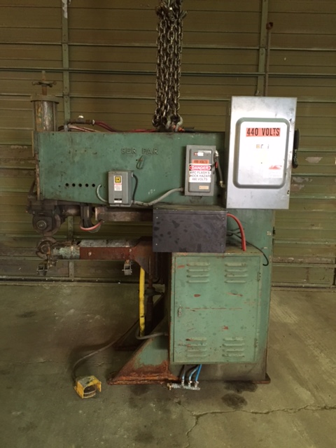 150 KVA Precision, seam welder, 36" throat, WTC 500 controller, s/n #1024 - Image 1
