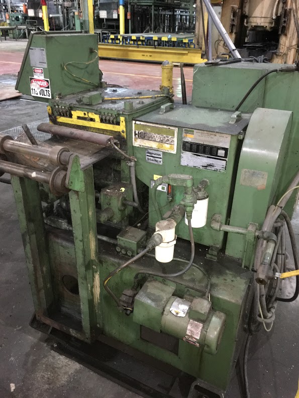 10" x .045" Herr Voss #VMLB14/1.156-17/2 4H LH, 10" face rolls, 200 FPM,s/n 51098-01A - Image 1