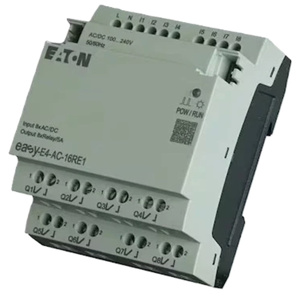 Moeller Eaton EASY-E4-AC-16RE1 EASY I/O Expansion Module, 8 DI [New] - Image 1