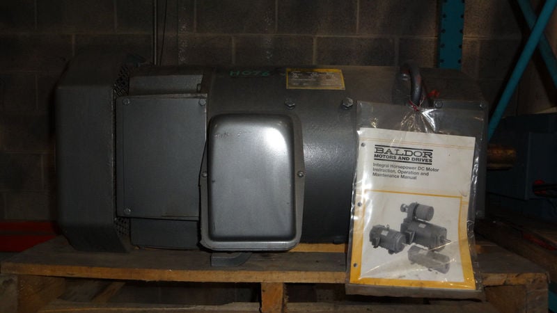 25 HP 1750/2300 RPM Baldor, Frame 328AT, TEFC, 500 VA, 300 VF - Image 1