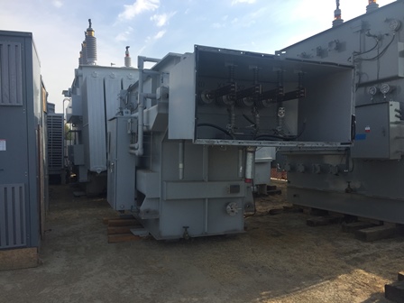 5000/6250 kVA, 115000 Delta Primary, 12000/6930 WYE Secondary, WEG Substation - Image 2