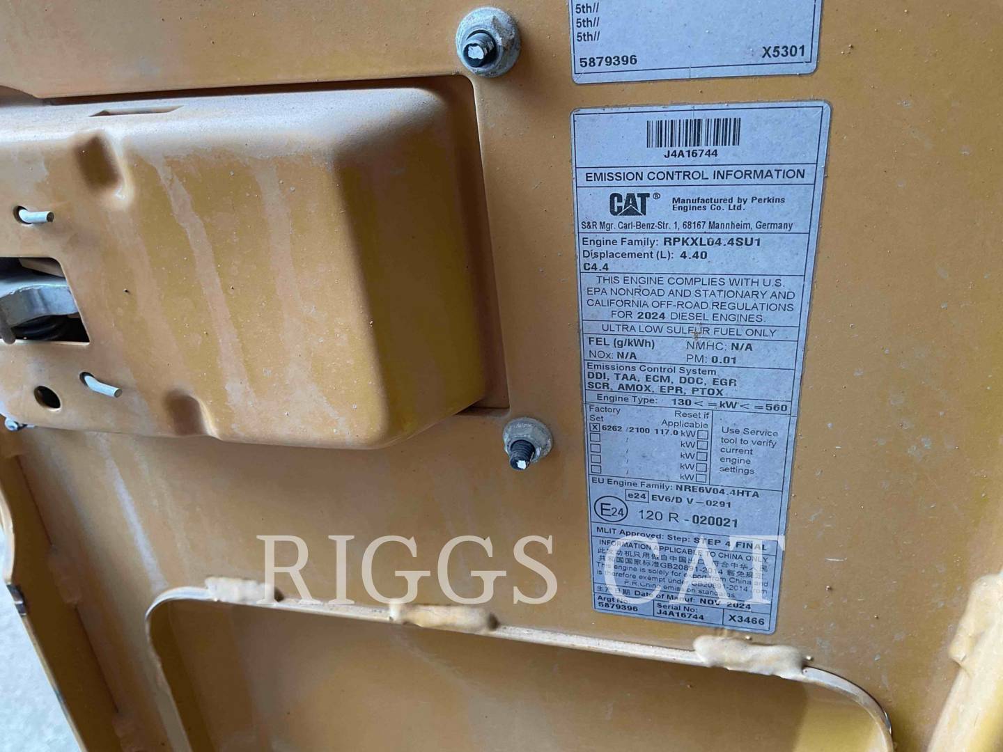 Caterpillar D416VP, 1187 hours, S/N: RLT12206, 2025 - Image 8