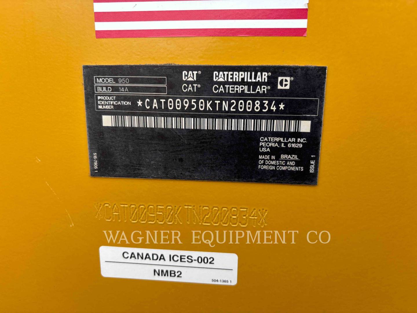 Cat 95014, Wheel Loader, 3384 hours, S/N: TN200834, 2024 - Image 6