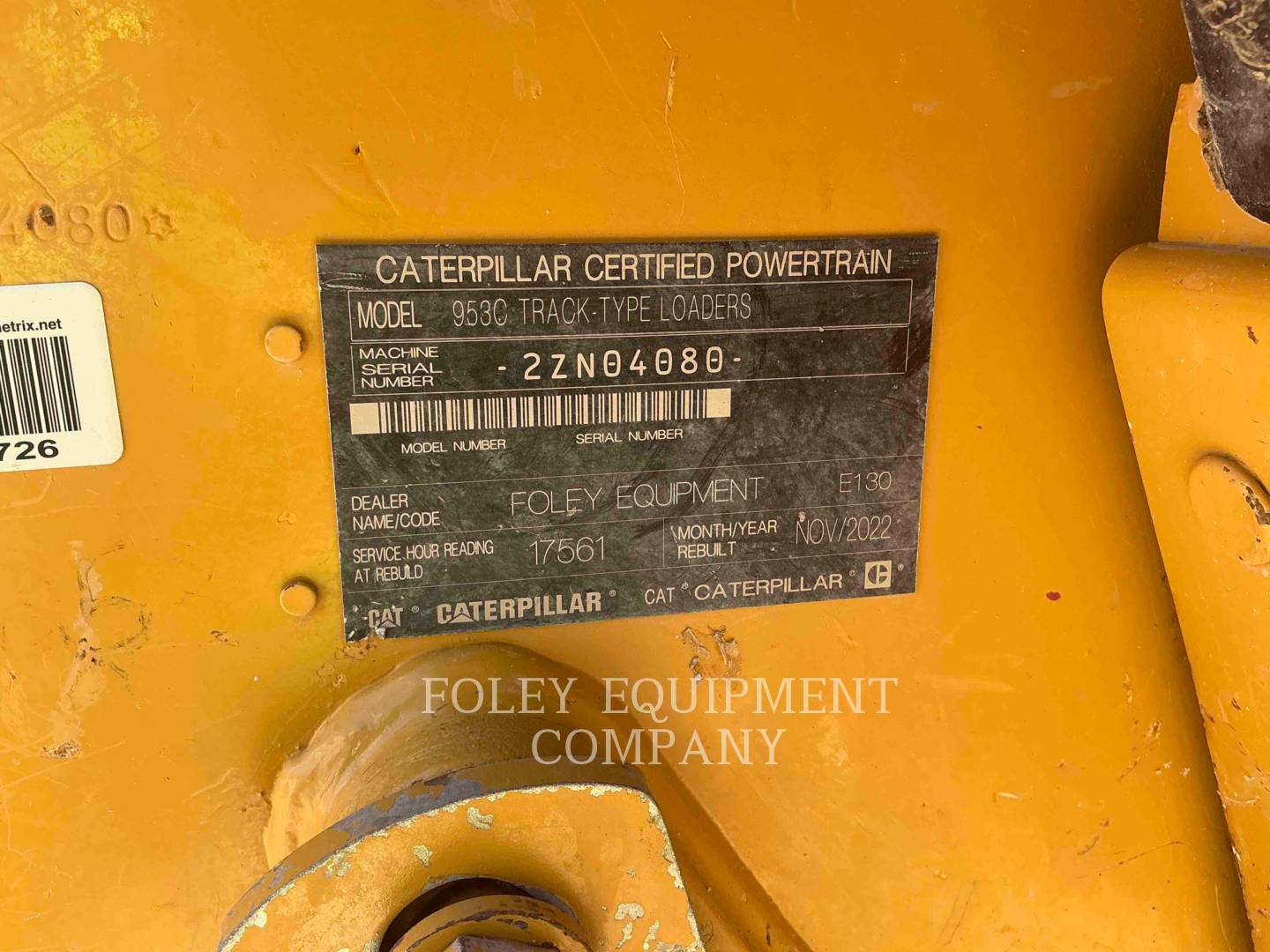 Caterpillar 953C, Track Loader, 18859 hours, S/N: 2ZN04080, 2001 - Image 5