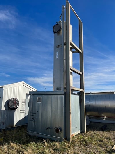 54" x 22' Cessco / Silverado, sweetening skid, 250 psi, 1972 - Image 1