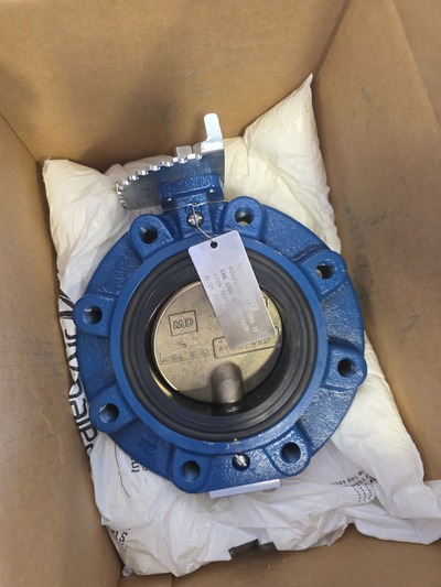 4" Norriseal #R3011-43BB-1F, butterfly valve, 150# class, lug wafer, ductile iron body, 416 stem, Viton - Image 3