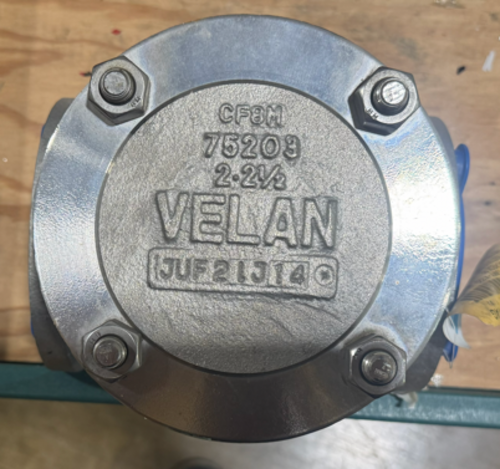 2" Velan #X320-MOD-B, check valve, 150# class, flanged, CF8M stainless body, new - Image 4