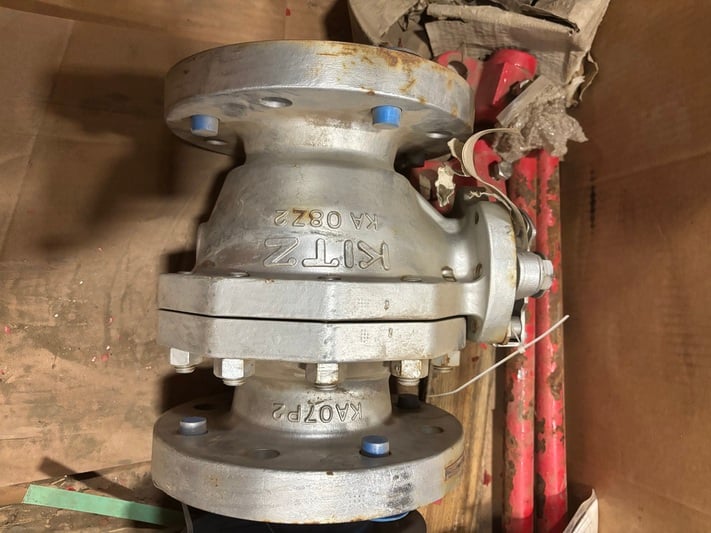 4" Kitz #300SCTDZM, ball valve, 400# class, RF flanged, WCB Carbon Steel body, 316 trim, H-PTFE seats (2 - Image 6