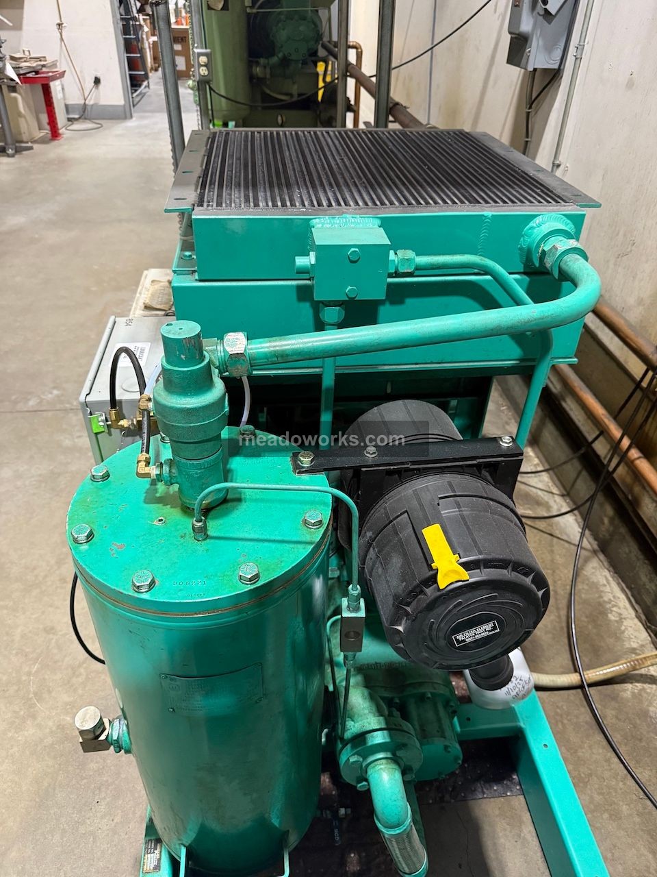 125 psig, Sullivan Palatek #50UD-VFD, Rotary Screw Air Compressor, 50 HP, 56 amps, Yaskawa A1000 variable - Image 6