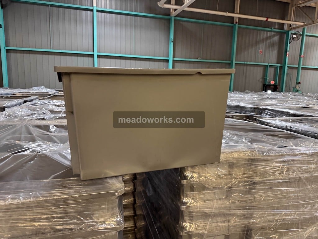 2.1 cu.ft., Plastic Totes, Stack & Nest Containers, 23.6" x 15.8" x 14.3" containers, 5.5 lb., Lot of 5,000 - Image 4