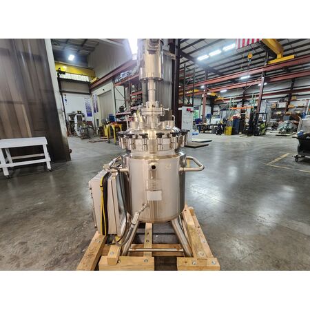 Paul Mueller, 316 Stainless Steel jacketed reactor mix tank, 3 HP Quadro high shear disperser mixer, parts - Image 4