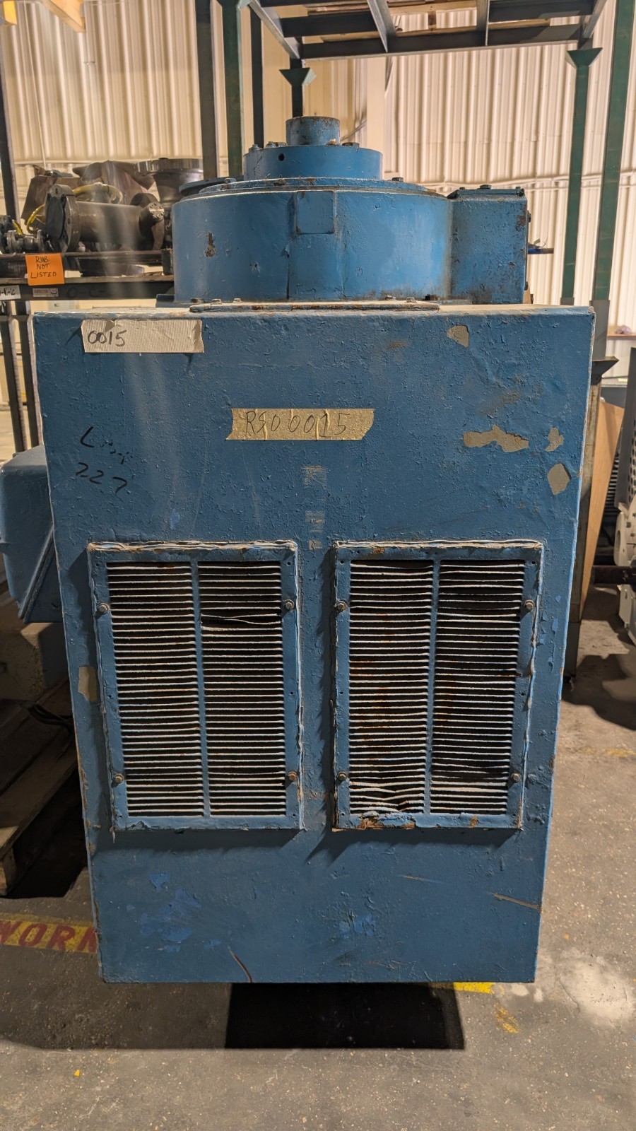 900 HP 1185 RPM Louis Allis, Frame 7210-HV30, weather protected enclosure type 2, VHS, vertical hollow shaft - Image 7