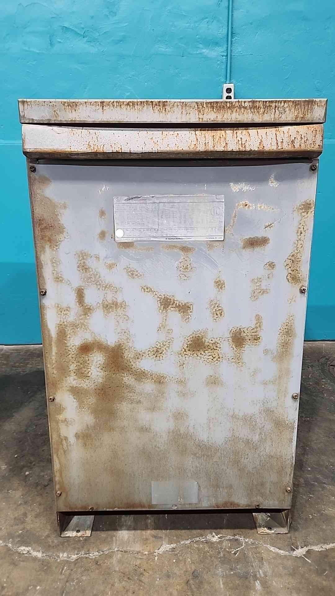 100 KVA 240x480 Primary, 120/240 Secondary, General Electric #9T23B3675, Dry Type Transformer, 1 Phase (2 - Image 1