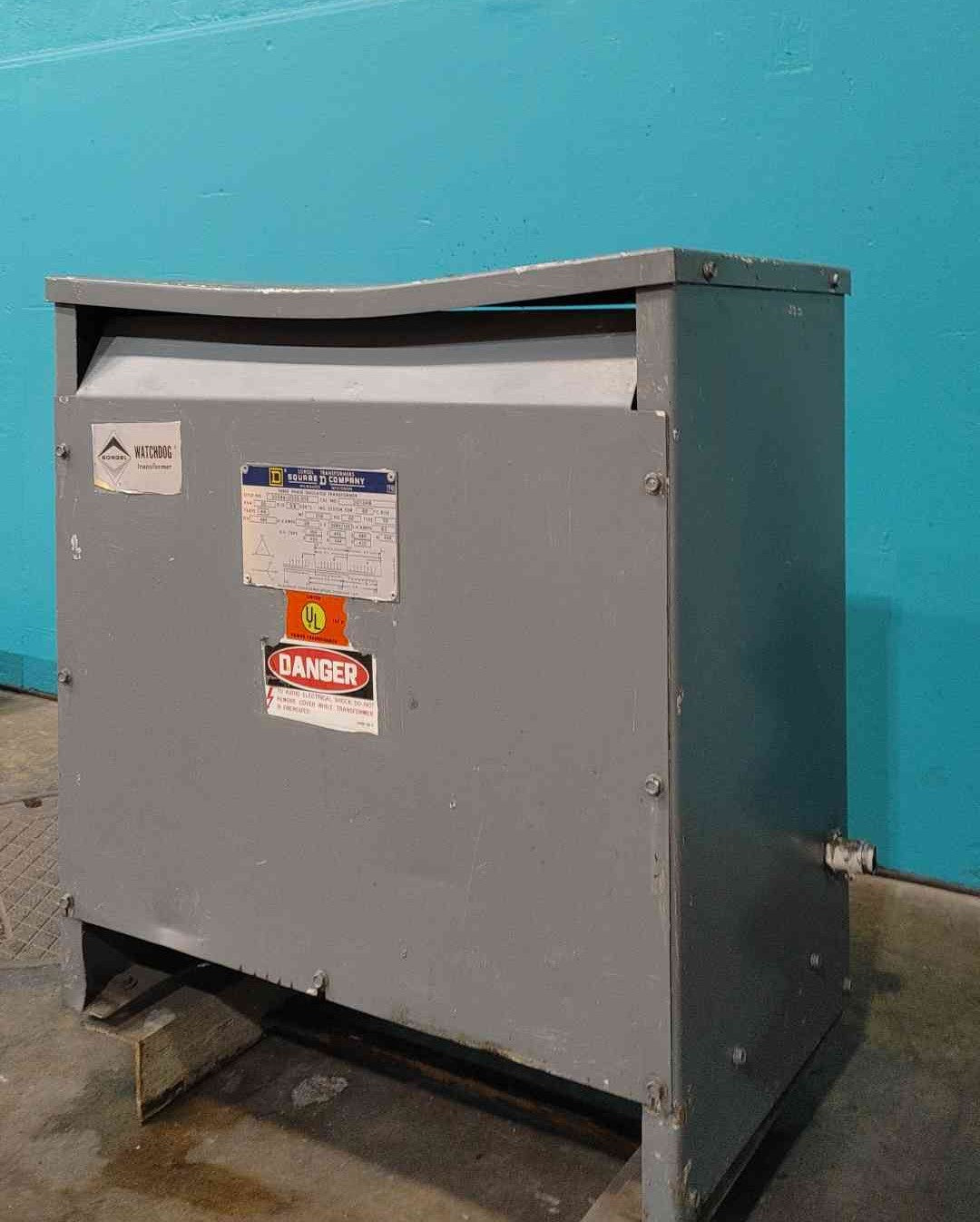 30 KVA 480 Primary, 208Y/120 Secondary, Square D Sorgel #30T3HB, 80°C Low Temp Transformer - Image 3