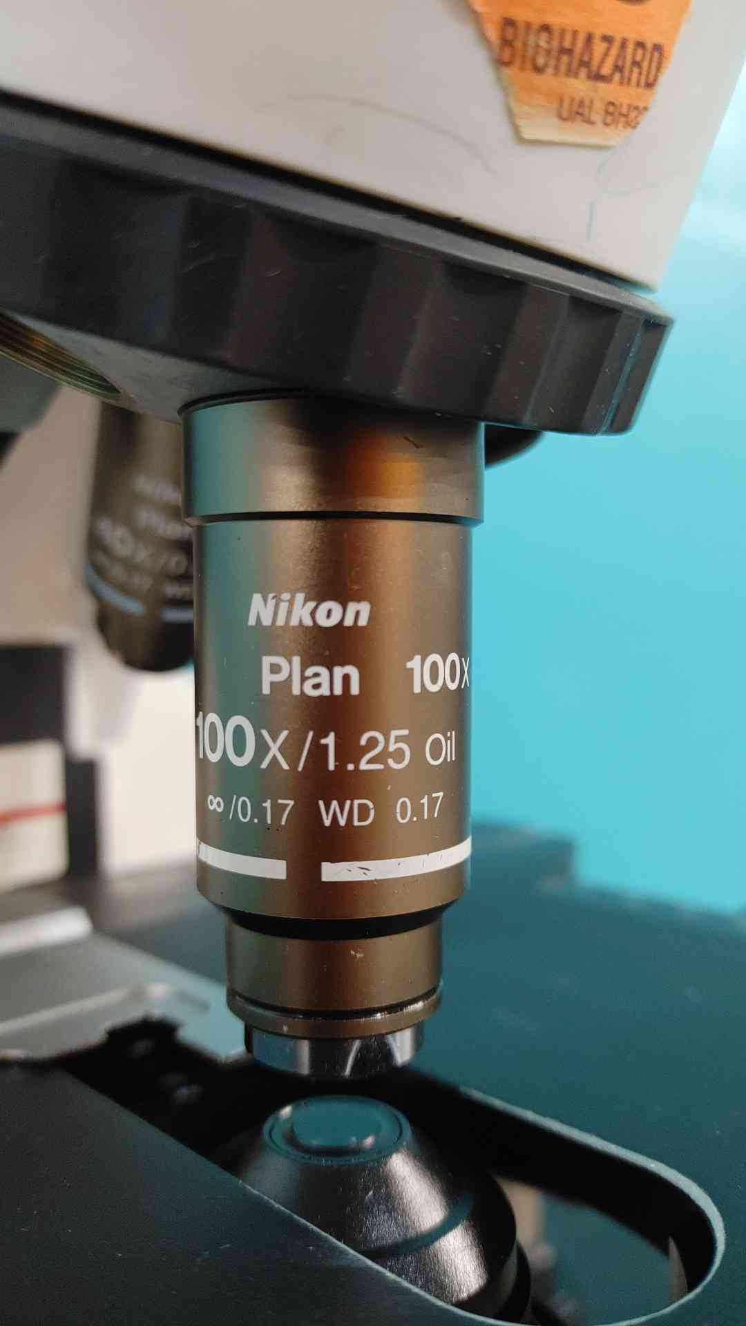 Nikon #Eclipse E400, binocular laboratory microscope, CFI Plan objectives, 40x (2 available) - Image 6