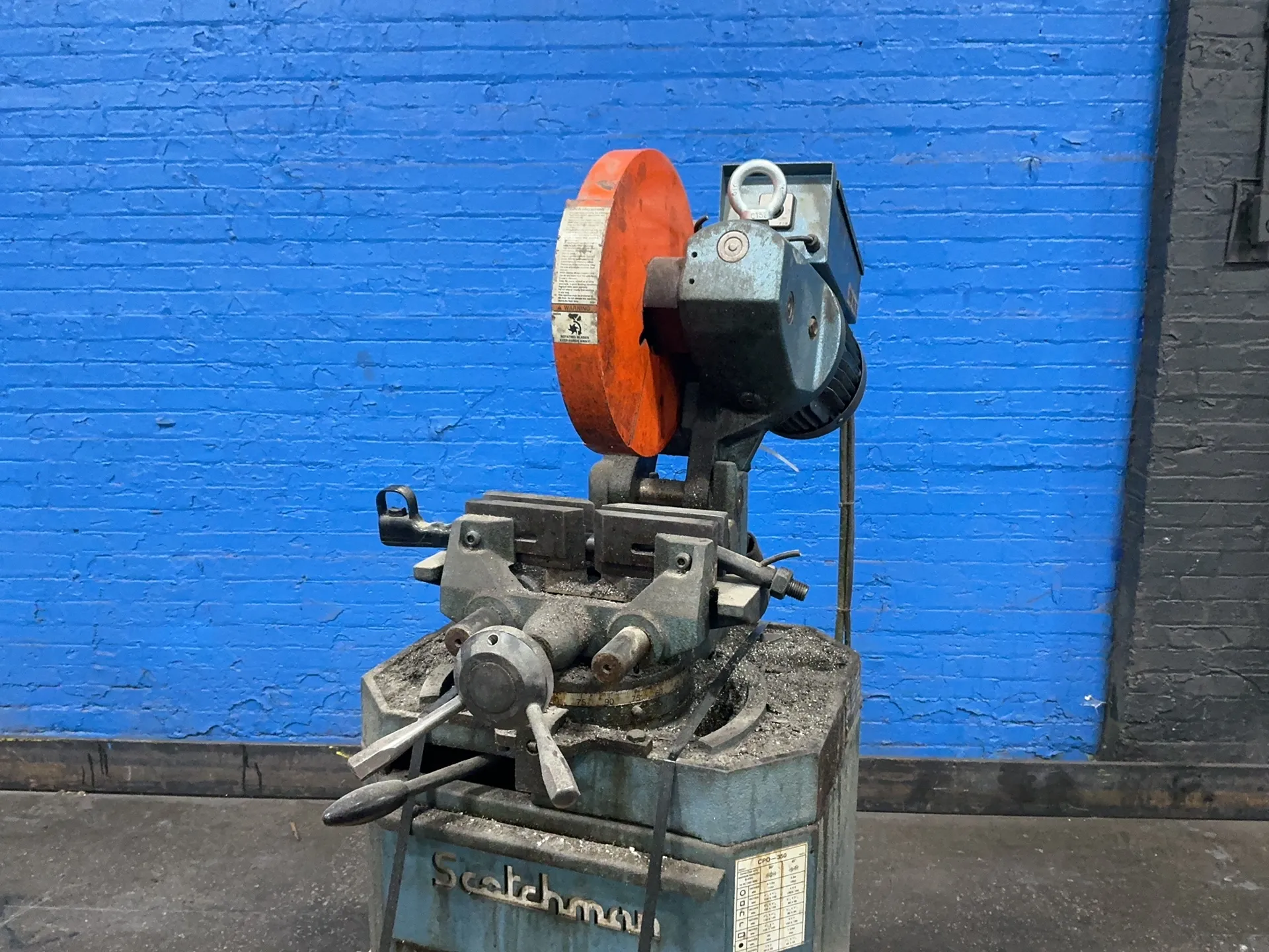 14" Scotchman #350LT, Cold Saw, 3 / 2.5 HP, 230 V., 3 Ph. - Image 6
