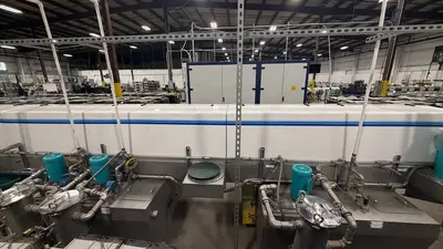 Alliance #AQUAMASTER-CB-1200, Continuous Parts Washer, 4 Stage, 12" x 12" - Image 2