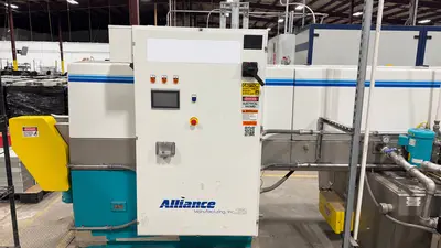 Alliance #AQUAMASTER-CB-1200, Continuous Parts Washer, 4 Stage, 12" x 12" - Image 6