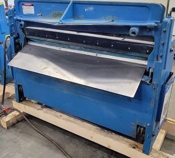 16" gauge x 4' Wysong #H-1652, hydraulic power squaring shear, 52" cut L, 3 HP, 58 SPM - Image 2