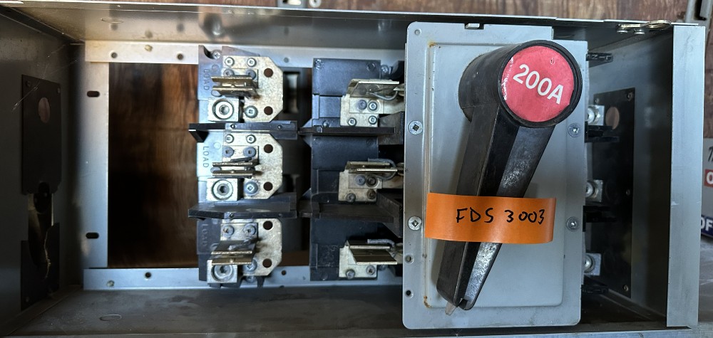 200 Amp. Federal Pioneer/federal Pacific Pioneer/Pacific, QMQB2036C, Fusible Panelboard Switch, 3-Pole, 600 - Image 3