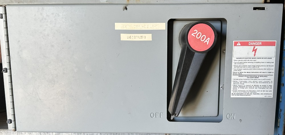 200 Amp. Federal Pioneer/federal Pacific Pioneer/Pacific, QMQB2036C, Fusible Panelboard Switch, 3-Pole, 600 - Image 4