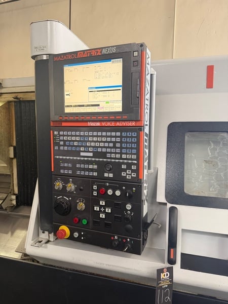 Mazak #Quick-Turn-Nexus-350-II, CNC lathe, 29.5" swing, 60.7" machining length, 12" chuck, 4" bar, 40 HP - Image 3