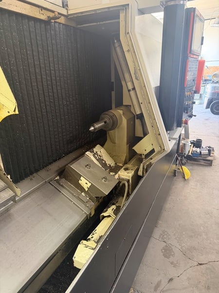 Mazak #Quick-Turn-Nexus-350-II, CNC lathe, 29.5" swing, 60.7" machining length, 12" chuck, 4" bar, 40 HP - Image 4