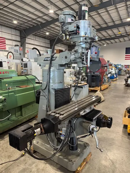 Bridgeport #Series-1, CNC vertical mill, 9" x48" table, 26" X, 12" Y, 16" knee, 60-4200 RPM, 2 HP, R-8 - Image 3