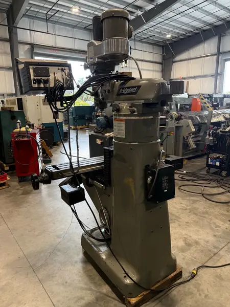 Bridgeport #Series-1, CNC vertical mill, 9" x48" table, 26" X, 12" Y, 16" knee, 60-4200 RPM, 2 HP, R-8 - Image 7