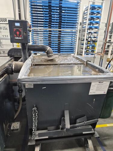 Omax #Optimax-80X, CNC waterjet, 181" x86" table, 160" X, 80" Y, 12" Z, 60000 psi, 50 HP, 5-axis cutting - Image 10