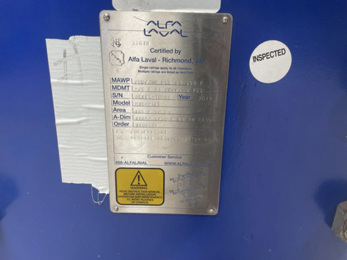 149 sq.ft. Alfa Laval #M10-BWFD, plate heat exchanger - Image 9