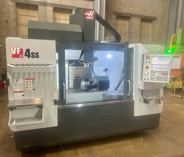 Haas #VF-4SS, 5-axis CNC vertical machining center, 30 automatic tool changer, 50" X, 20" Y, 25" Z, 12000 - Image 1