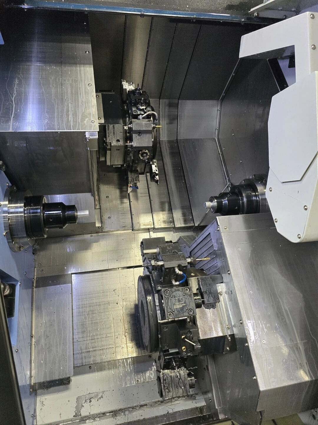 Daewoo Doosan #Puma-TT1800SY, 5-Axis CNC Lathe, 9" swing, 38.5" machining length, 8" chuck, 2.6" bar, 30 HP - Image 4