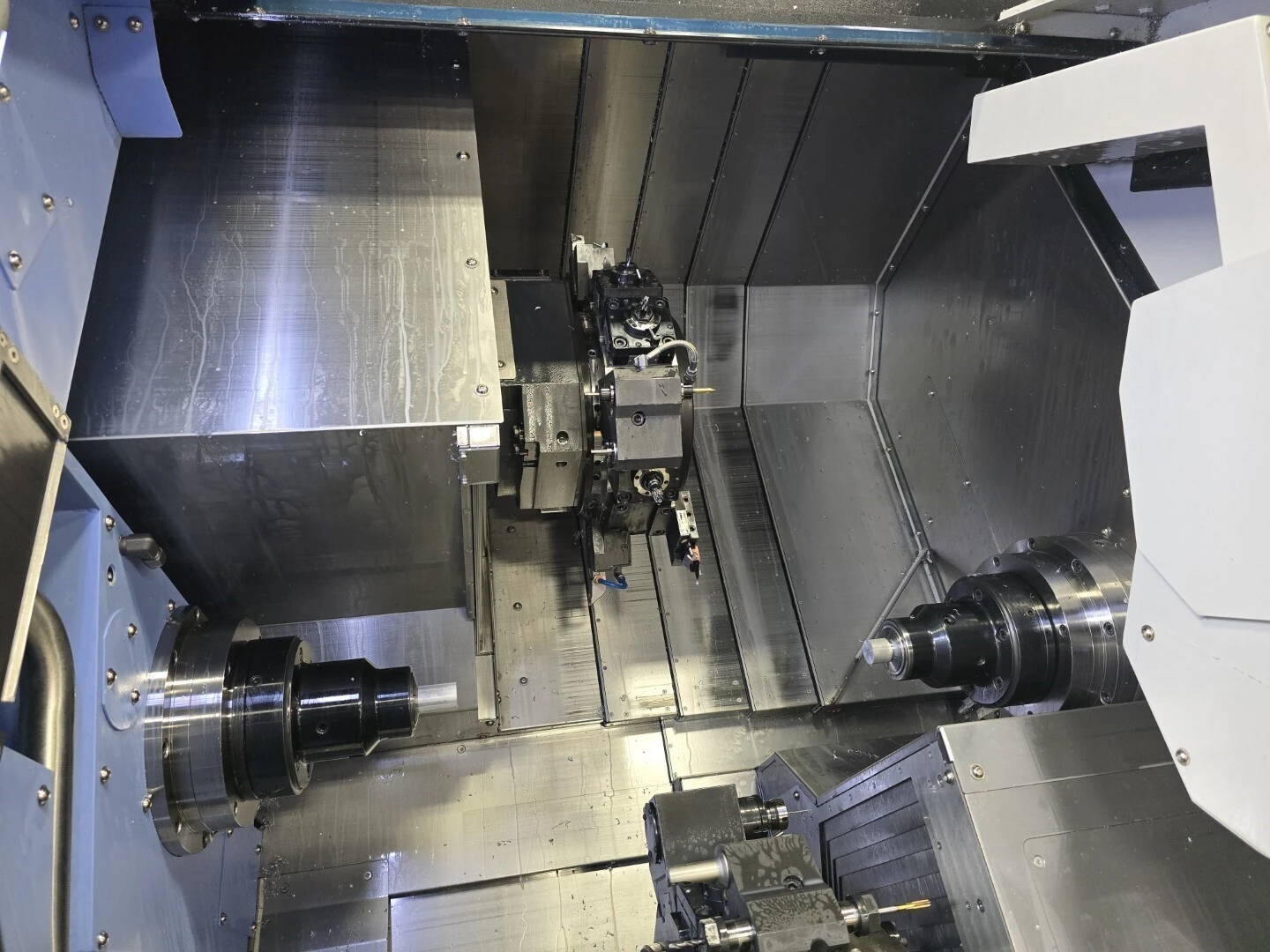 Daewoo Doosan #Puma-TT1800SY, 5-Axis CNC Lathe, 9" swing, 38.5" machining length, 8" chuck, 2.6" bar, 30 HP - Image 5