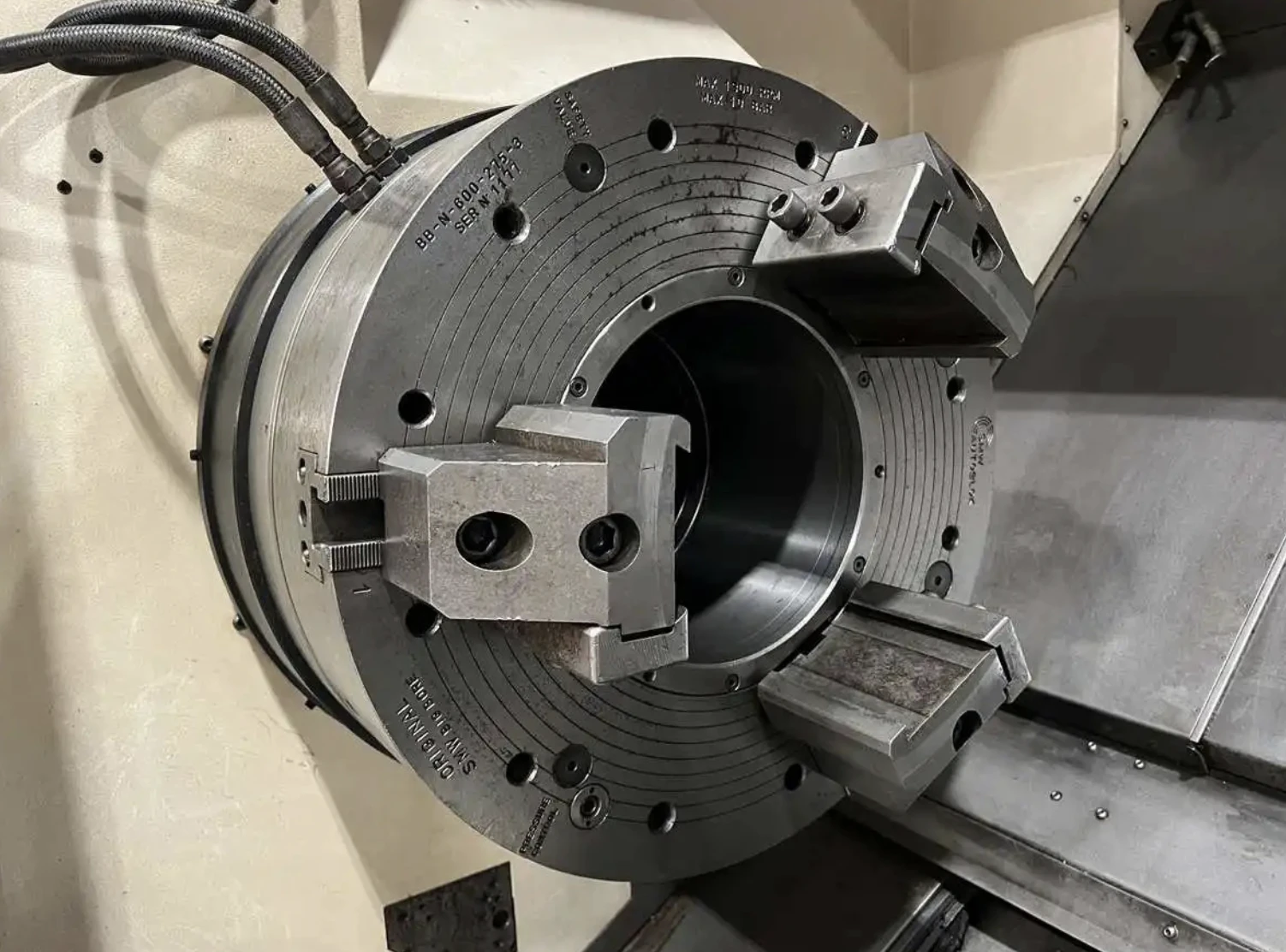 Mazak #Slant-Turn-Nexus-550, CNC Lathe, 40.9" swing, 120" centers, 24" 3-jaw chuck, 10" bar, 60 HP, 1000 RPM - Image 6