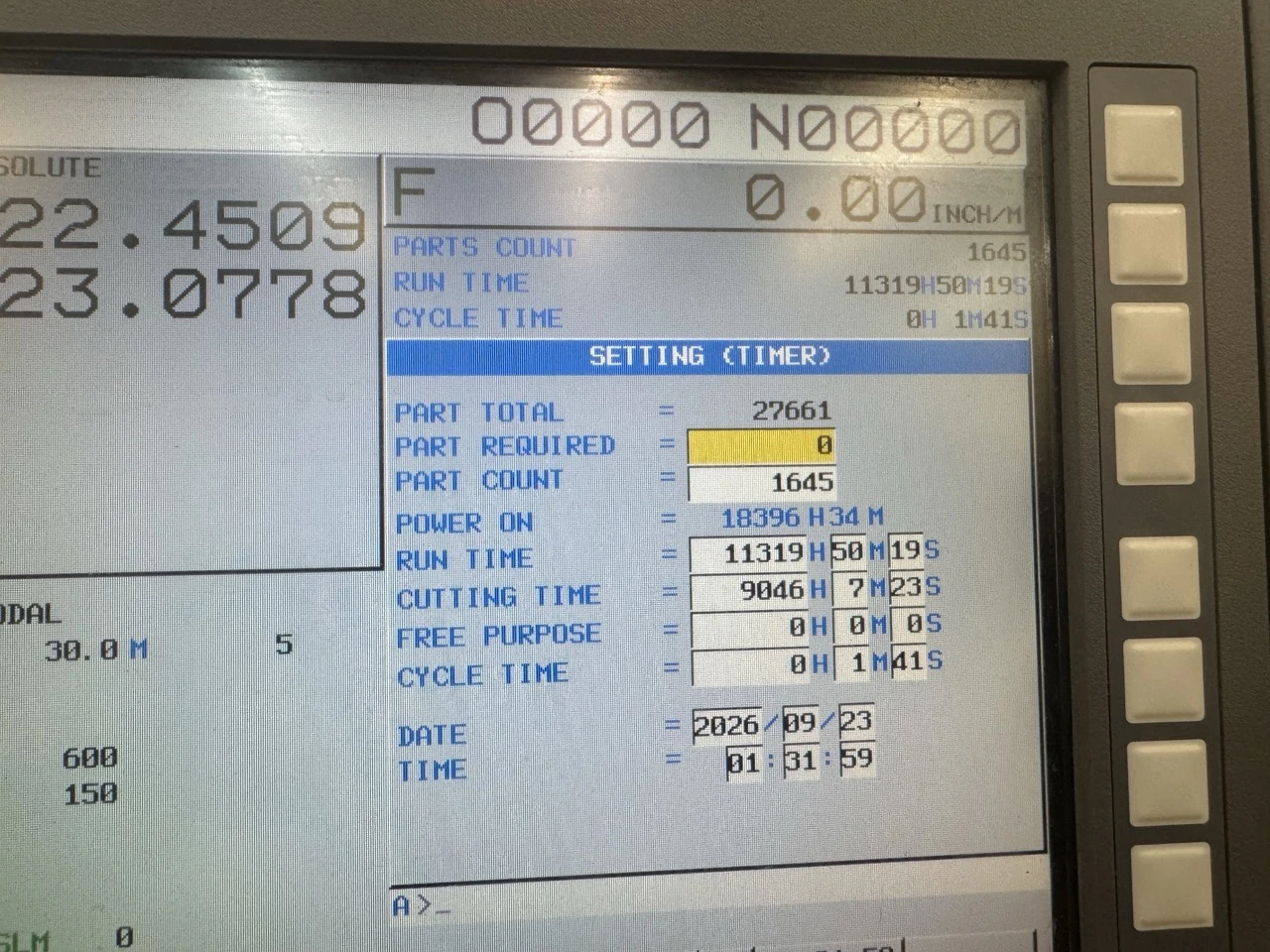 Daewoo Doosan #Puma-480, CNC Lathe, 14.3" X, 43.5" Z, 35.4" swing, 44.7" centers, 26" turning diameter, 24" - Image 7