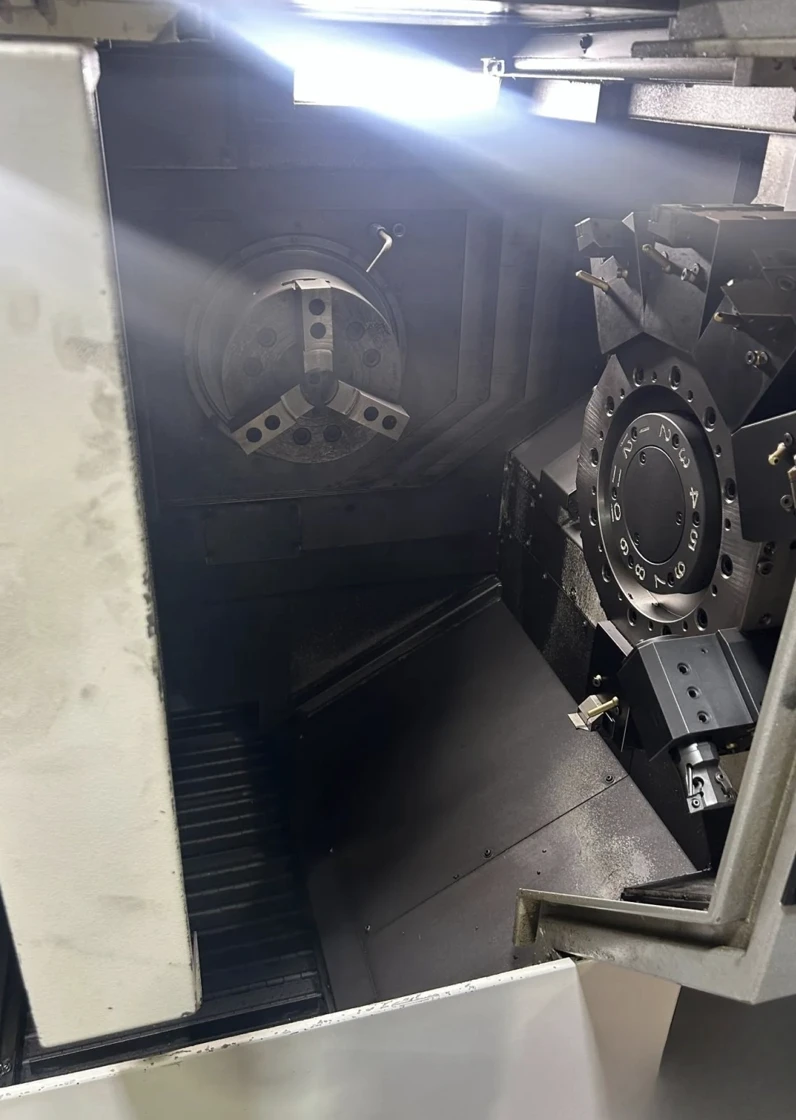 Okuma #2SP-2500H, CNC Lathe, 16.14" max. cutting diameter, 8.27" X, 7.87" Z, dual 10" chucks, 20 HP, 5000 - Image 4