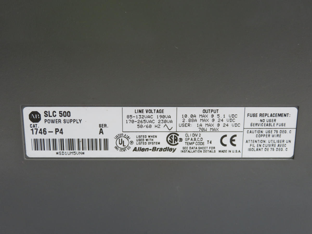 Allen-Bradley #1746-P4, Power Supply (2 available) - Image 5