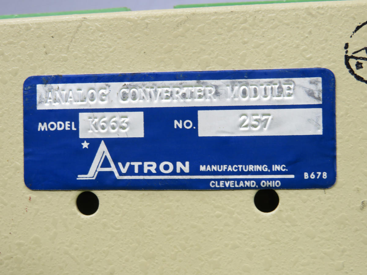 Avtron #K663, Avatron Analog Converter Module - Image 4