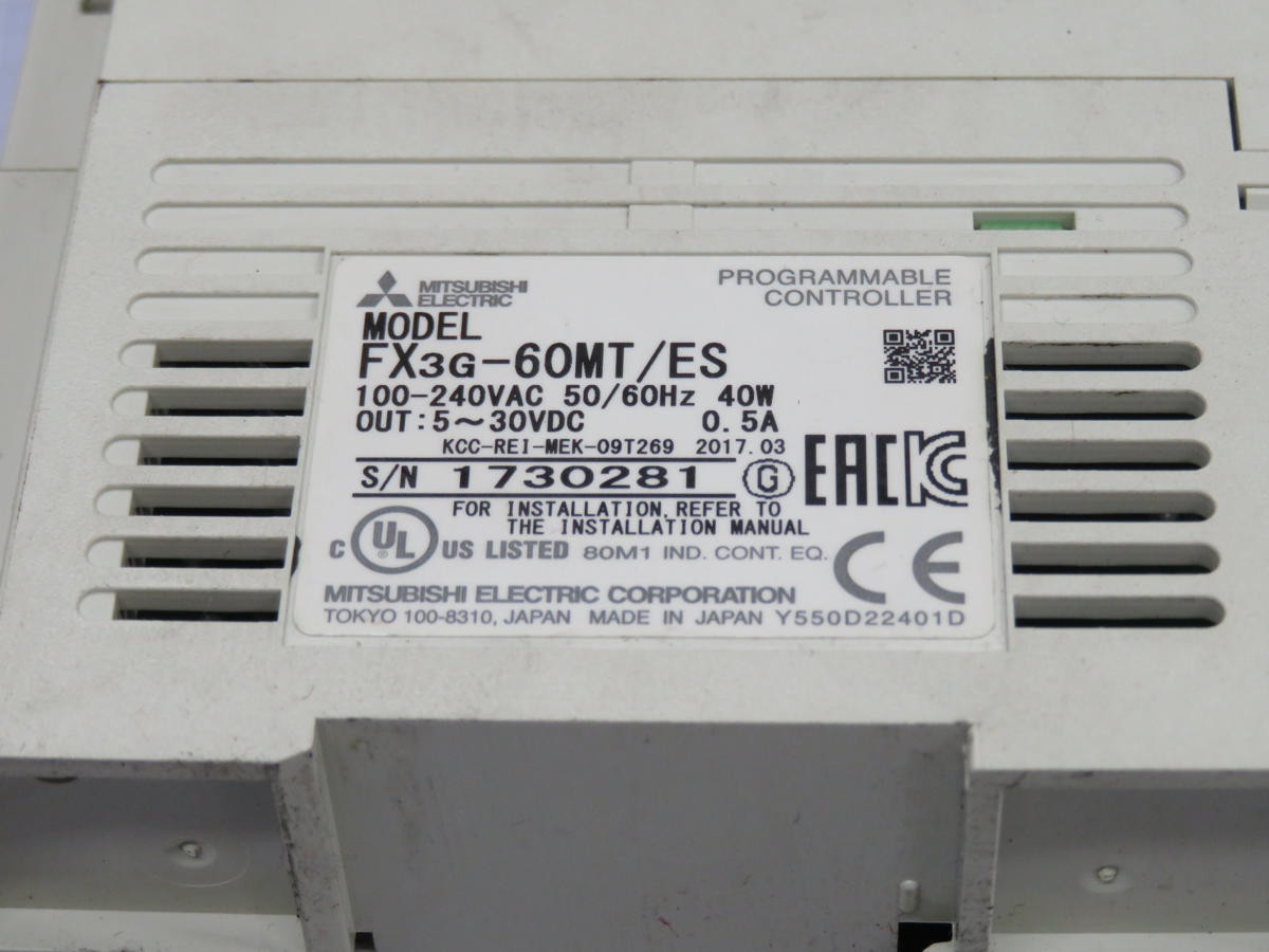 Mitsubishi #FX3G-60MT/ES, PLC Programming Controller (2 available) - Image 6