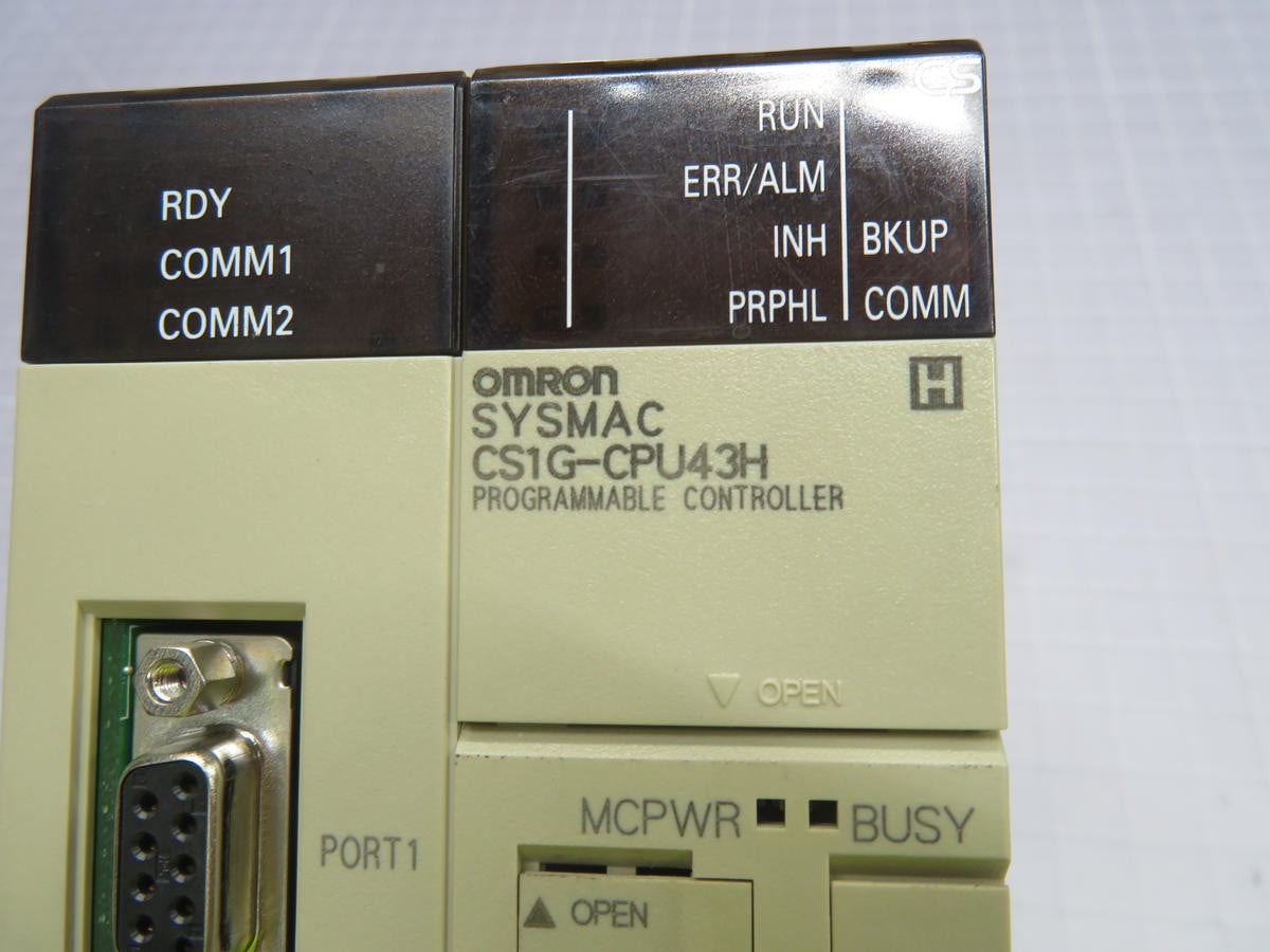 Omron #CS1G-CPU43H, Programmable Controller - Image 5