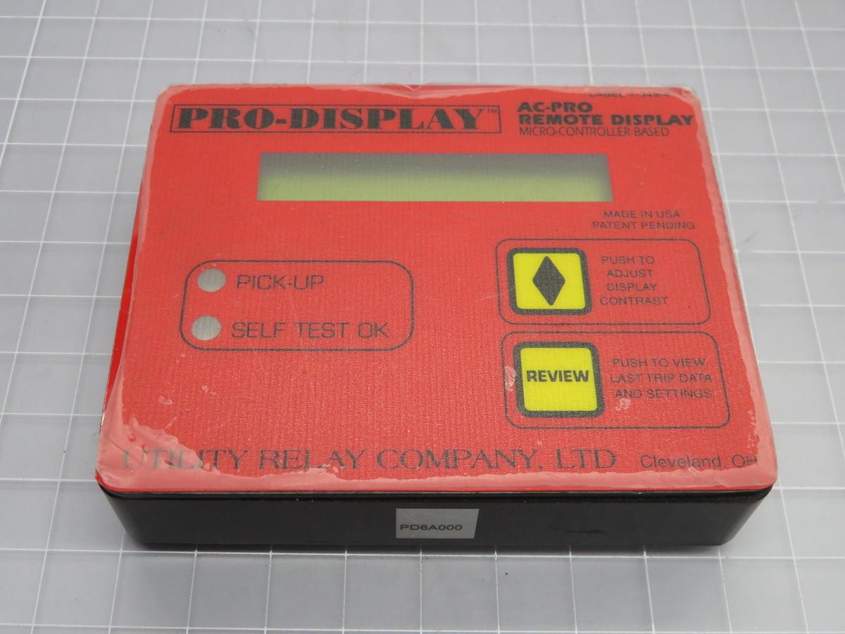 Utility Relay #T-349-4, Ac-Pro Micro-Controller Based Remote Display - Image 3