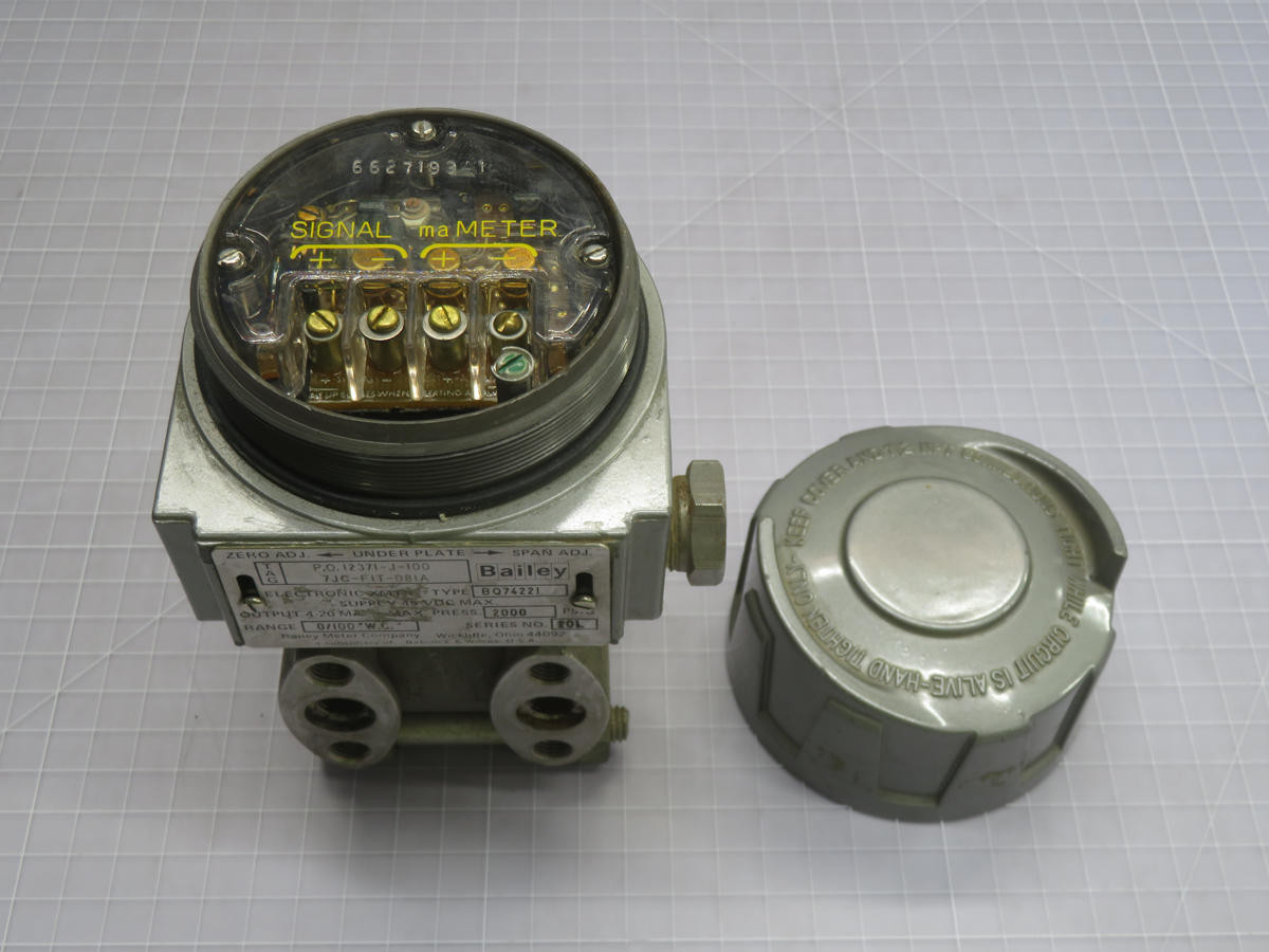 Bailey #BQ74221, Pressure Transmitter - Image 2