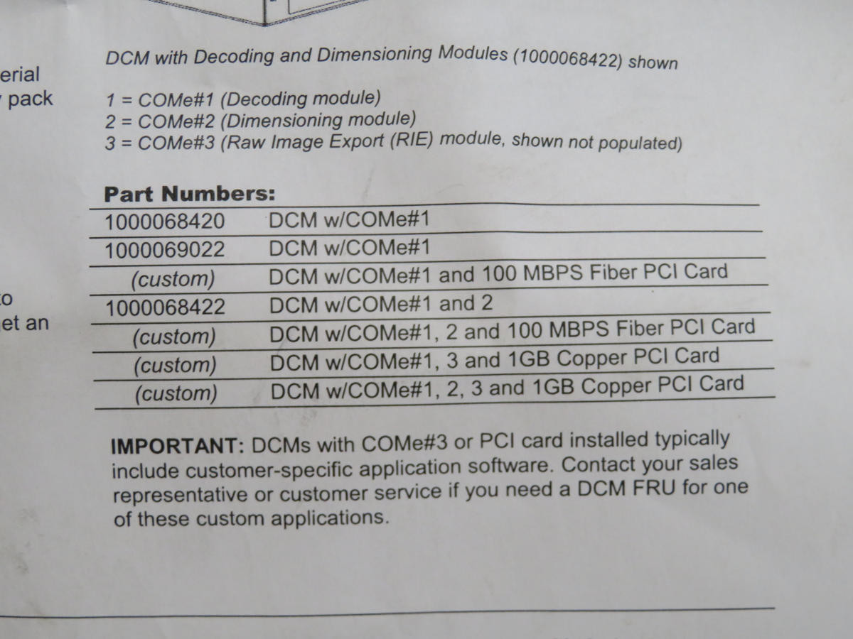Accu-Sort Systems #AV6010, Accu-Sort Accu-Sort Accuvision Barcode Scanner Camera Module - Image 7
