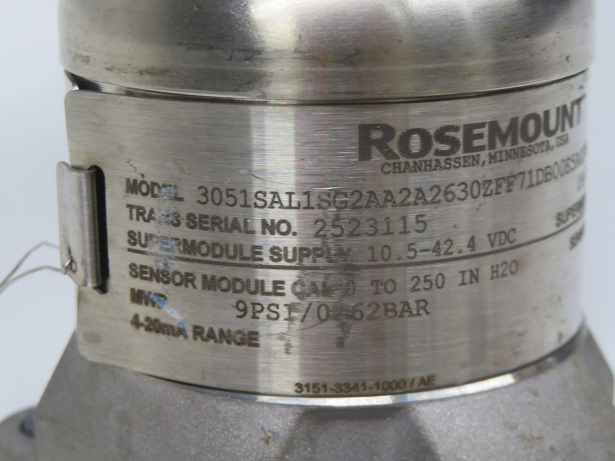 Rosemount #3051S, Electronic Remote Sensor - Image 4