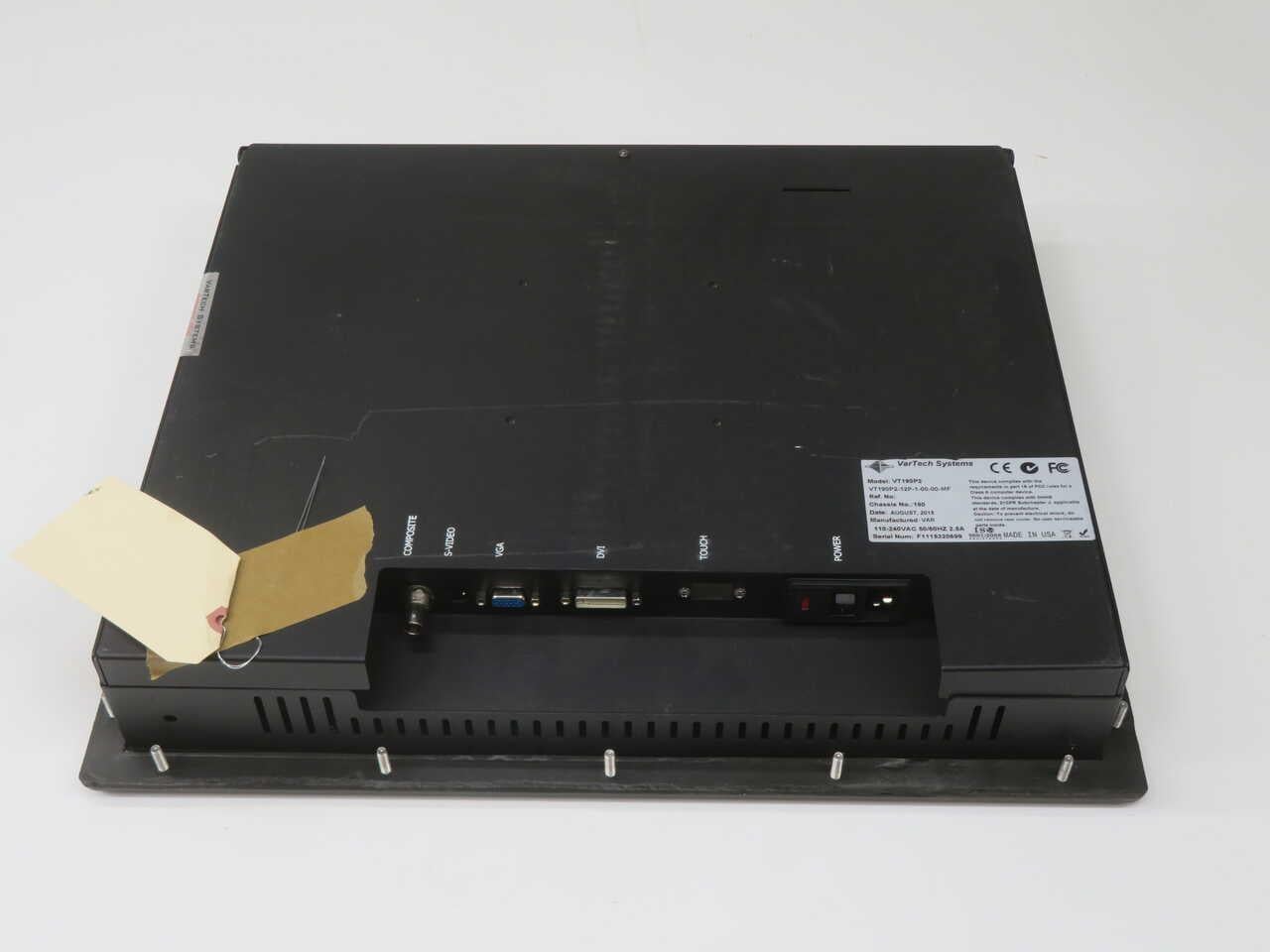 Vartech #VT190P2, Operator Interface LCD Display - Image 1