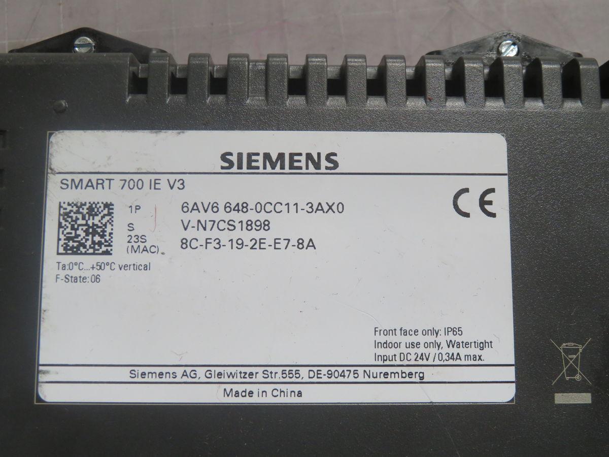 Siemens #6AV6-648-0CC11-3AX0, Operator Interface - Image 7